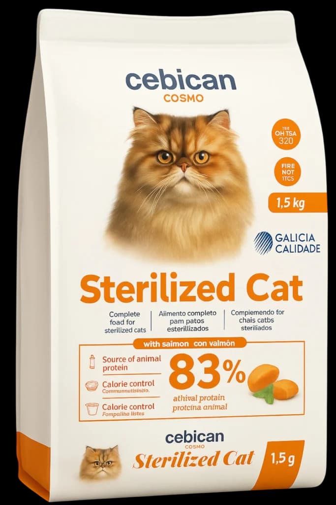 For Adult Sterilized With Salmon Flavour - 1.5kg
