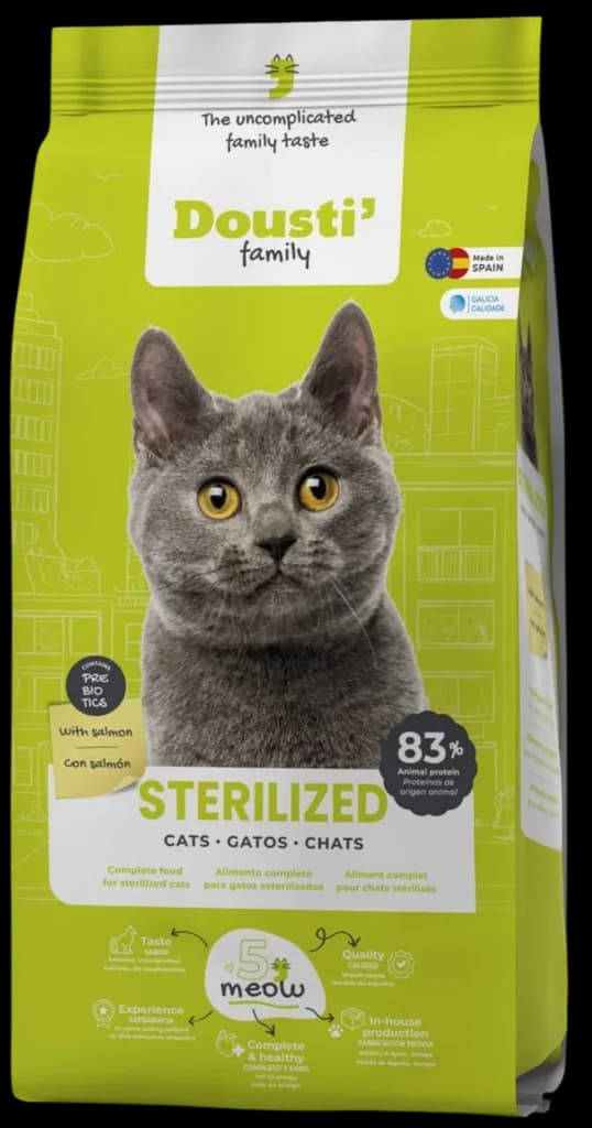 For Sterilized Cat With Turkey & Salmon Flavour - 3kg