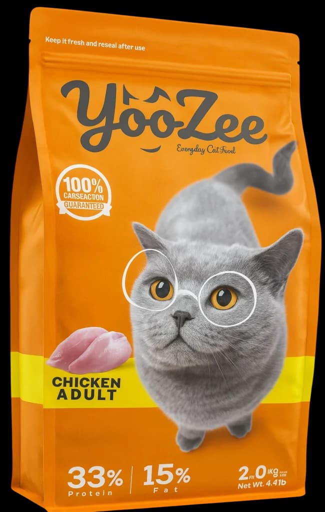 For Adult Cat With Chicken Flavour - 2kg