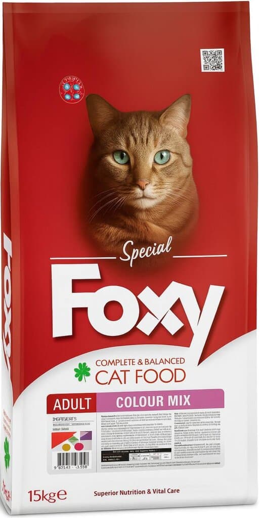 Cat Colour Mix Food - 15kg