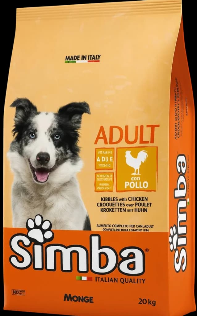 Simba Adult Dog Food With Chicken Flavour 20Kg - 20kg