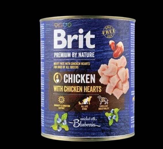 Chicken & Chicken Hearts - 800g