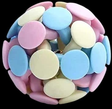 Rubber balls for cleaning teeth - L​
