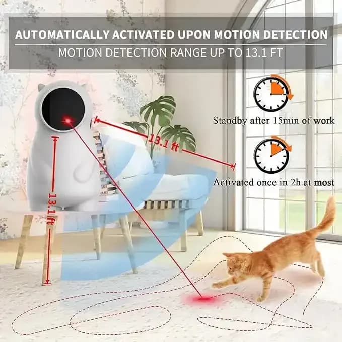 Laser light cat toy 5