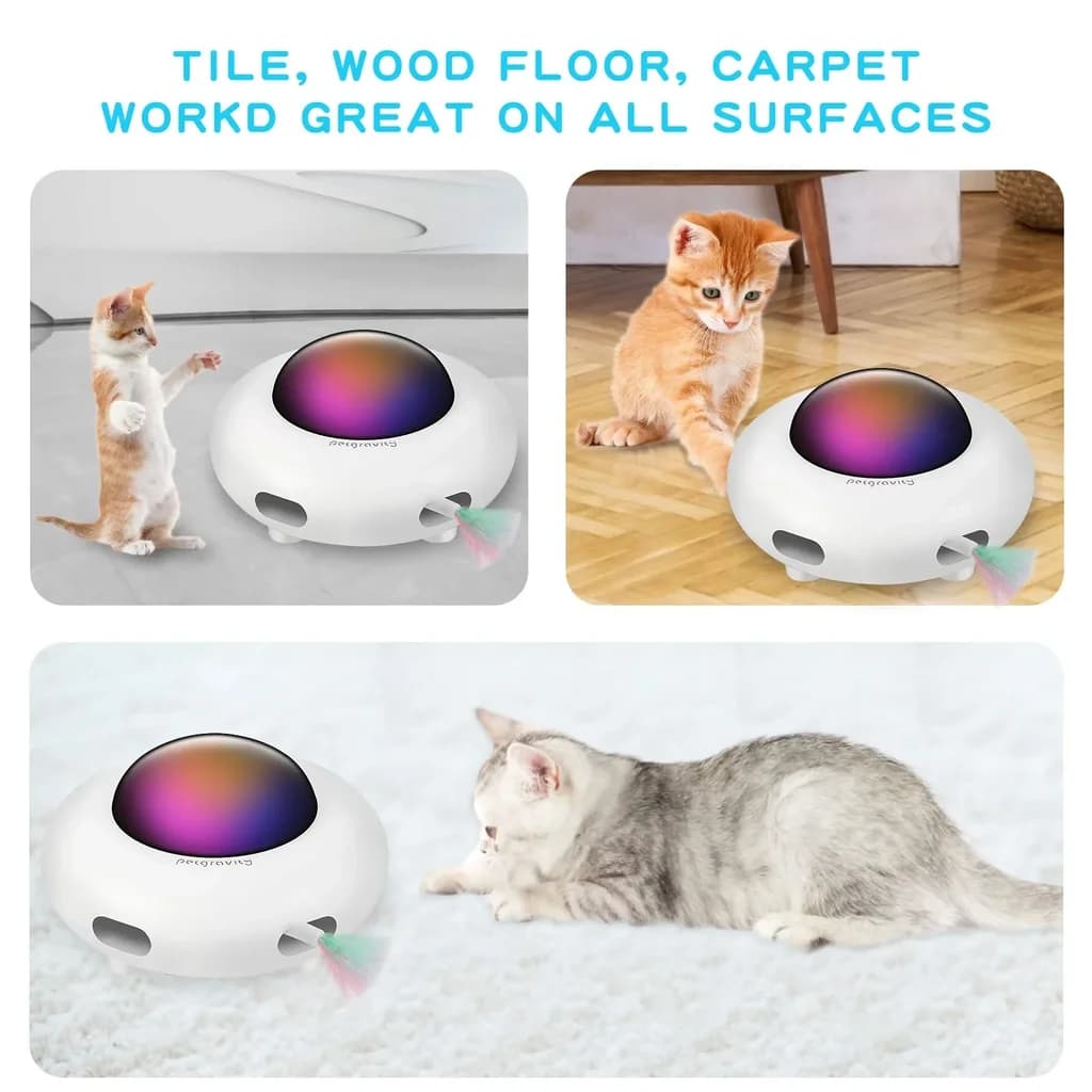 UFO Smart Cat Toy 3
