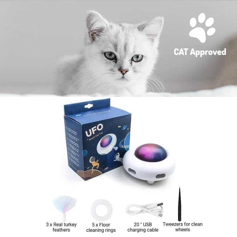 UFO Smart Cat Toy 4