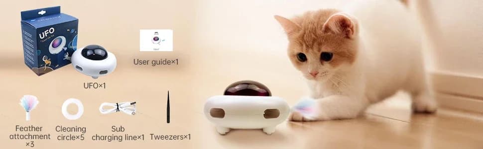 UFO Smart Cat Toy 5