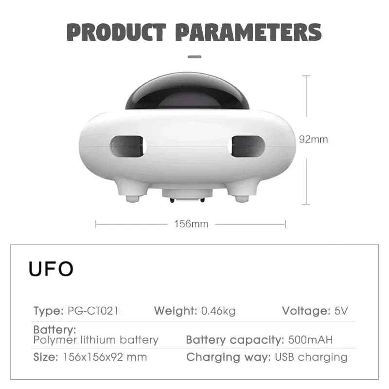 UFO Smart Cat Toy 6