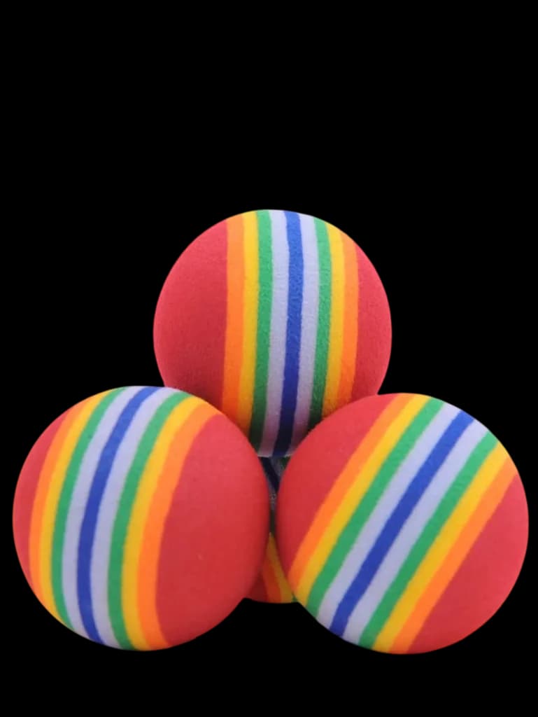 Rainbow Ball Cat Toy - 4pcs 2