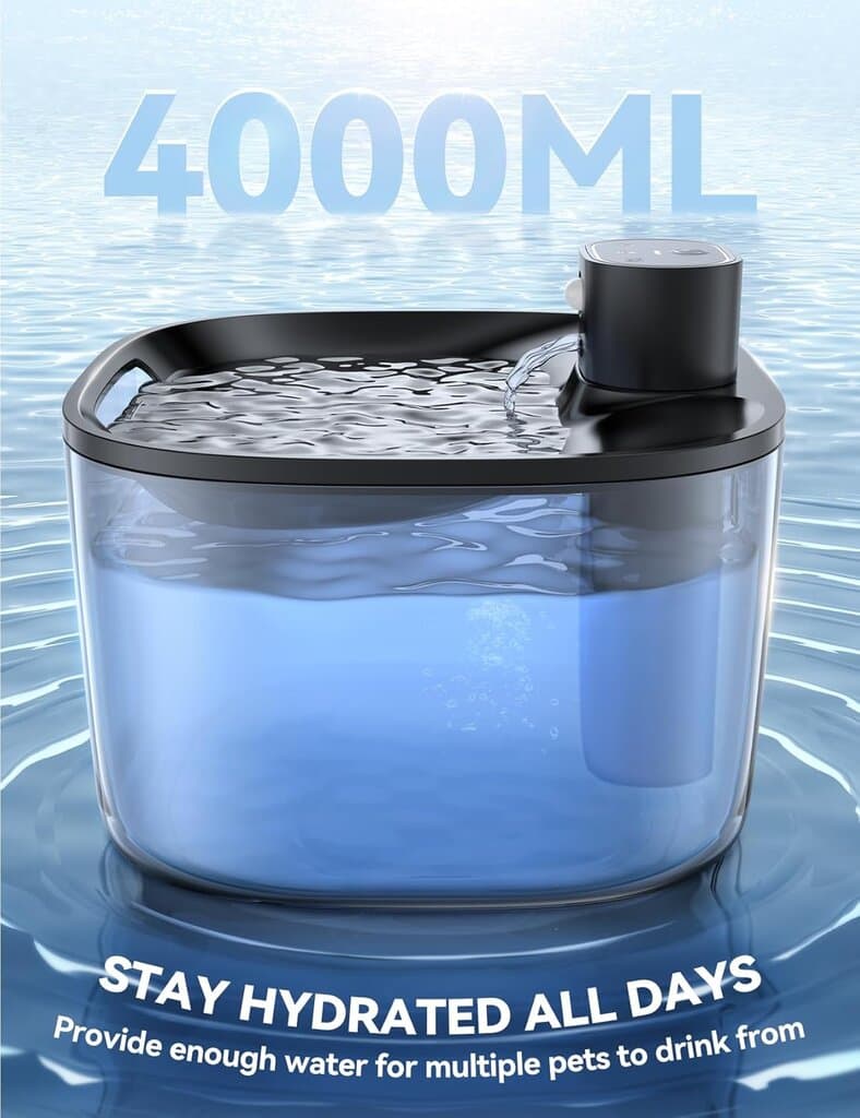 FeelNeedy Wireless Water Fountain - 4L 6