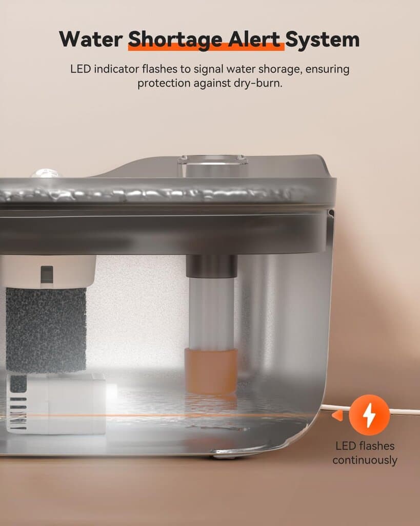 APETDOLA Automatic Water Fountain - 4.5L 5