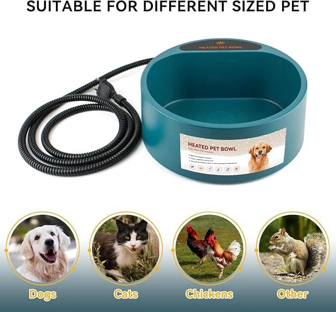 Heated Pet Bowl - 2.2L 3