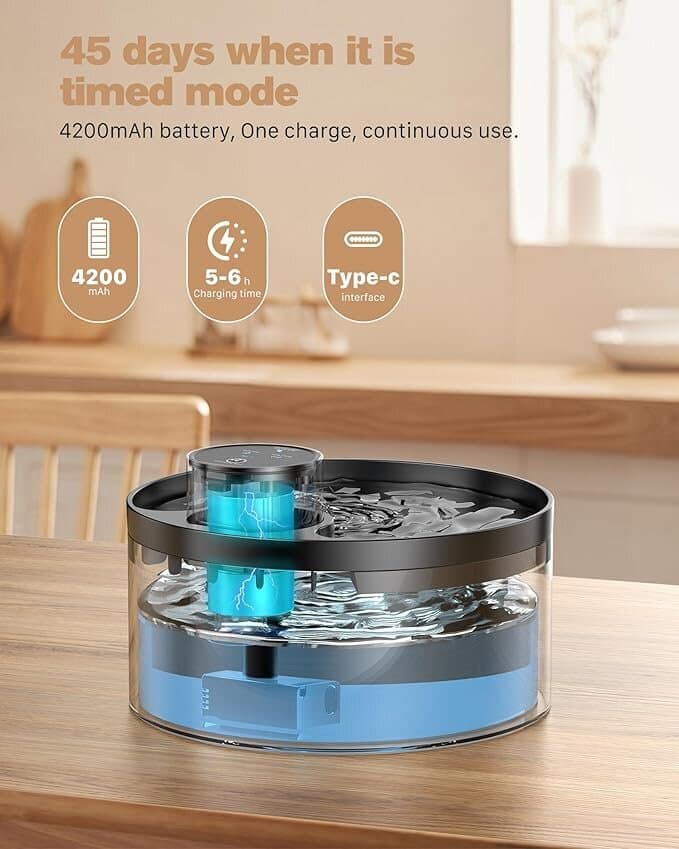 Smart Wireless Water Fountain - 3.2L 4
