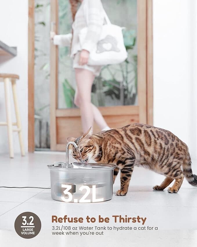 Pet Water Fountain - 3.2L 8
