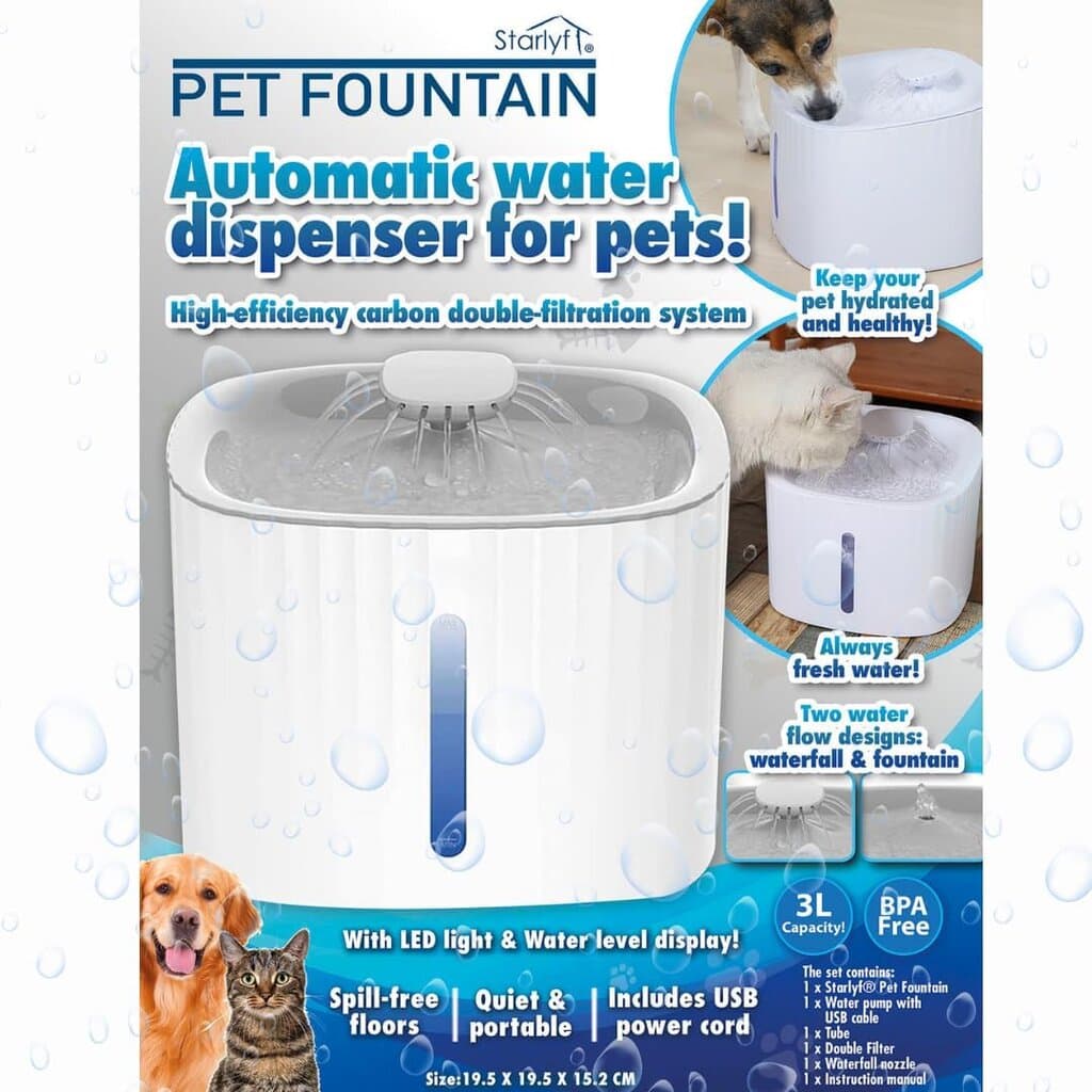 Pet Water Fountain - 3L 7