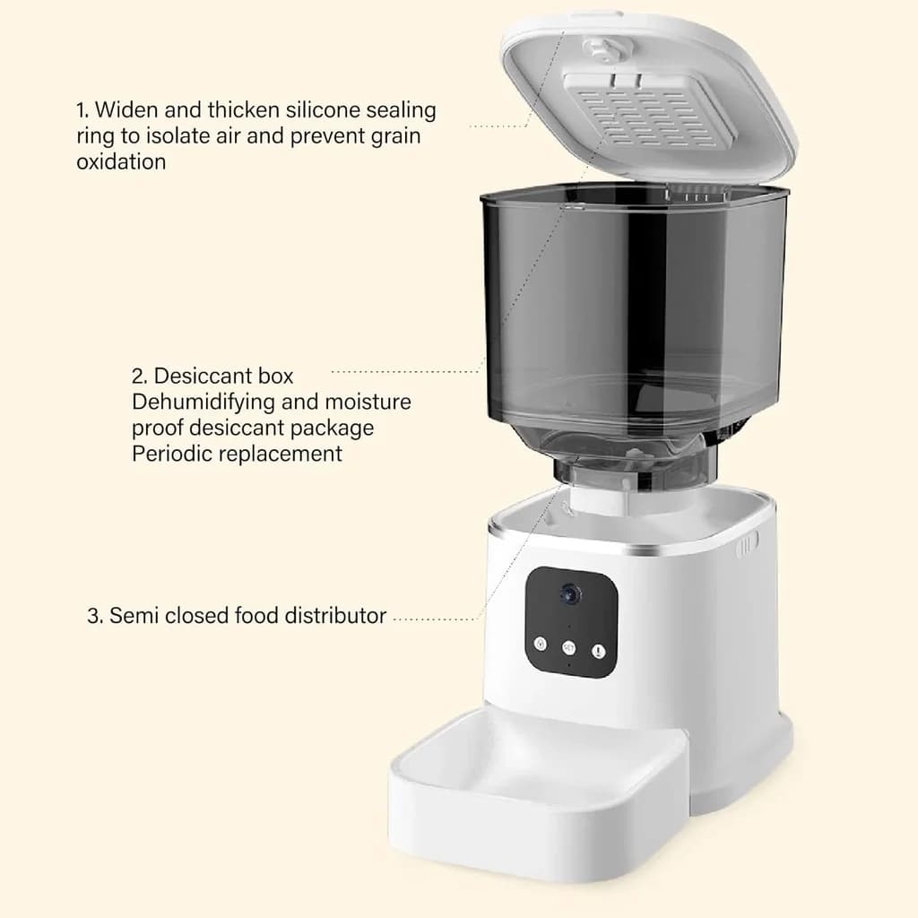 Smart automatic Cat Feeder - 6L 3