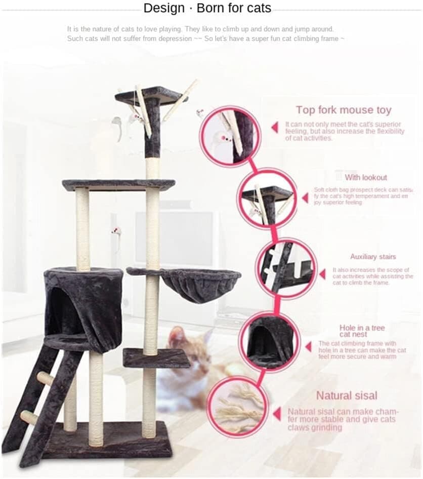 Cat Tree Activity Tower 3
