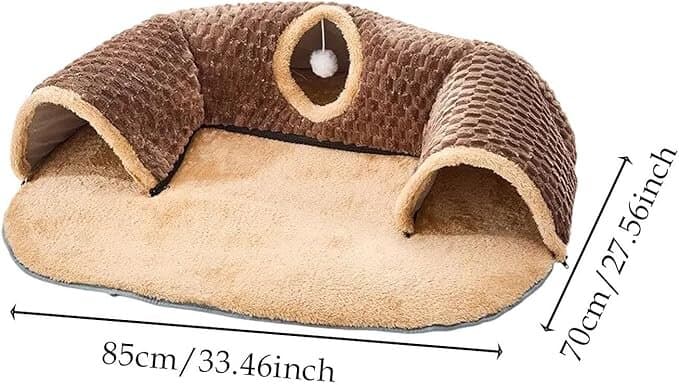 Cat Tunnel Bed - 85x70cm 5