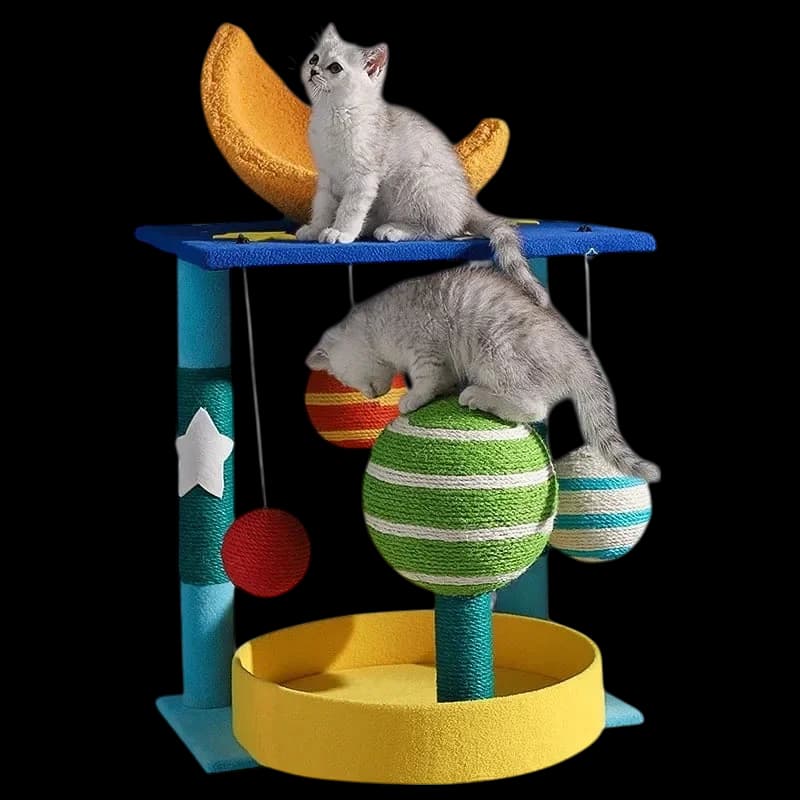 Cat Tree, House and Scratcher
