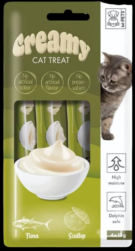 Creamy Snack With Tuna & Scallop Flavour - 4x