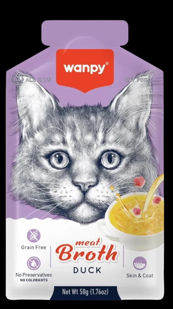 Meat Broth Duck For Cat - 50g