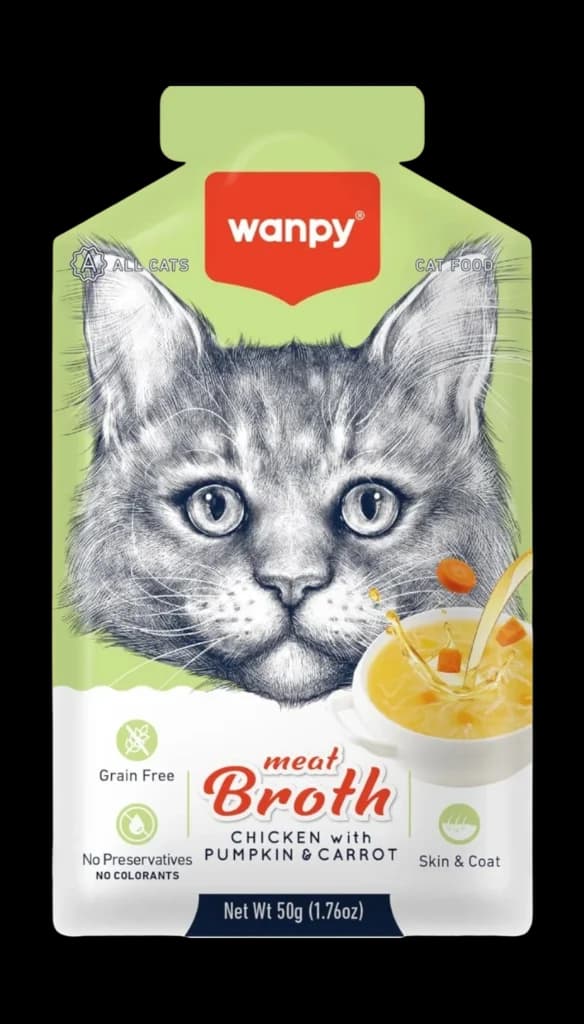 Meat Broth Chicken With Pumpkin & Carrot For Cat - 50g