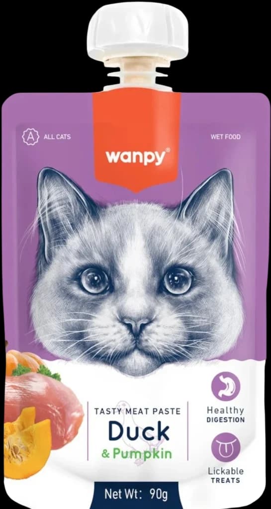Tasty meat Duck & Pumpkin for Cat - 90g