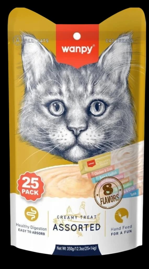 Cat Snack with Assorted - 25x