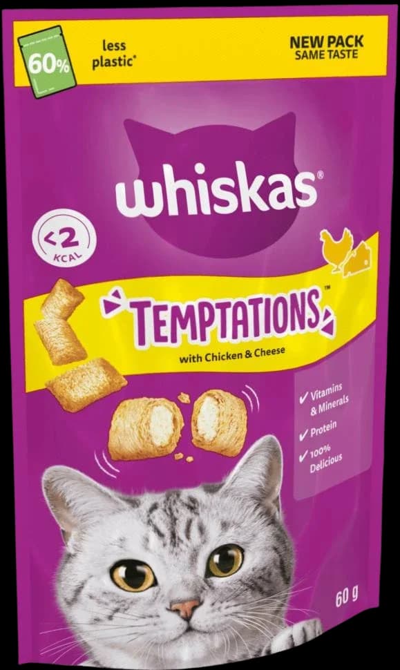 With Chicken & Cheese Flavour - 60g