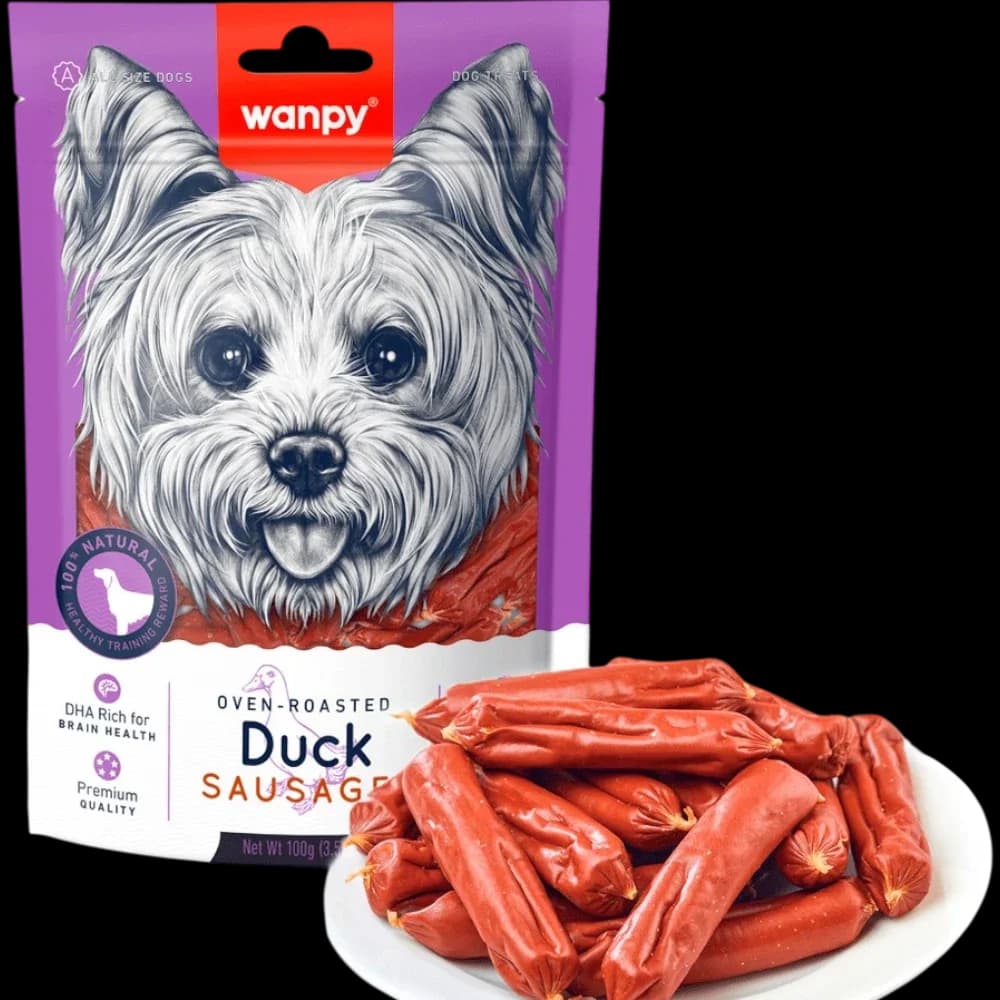 Dog snack with Duck Sausages - 100g