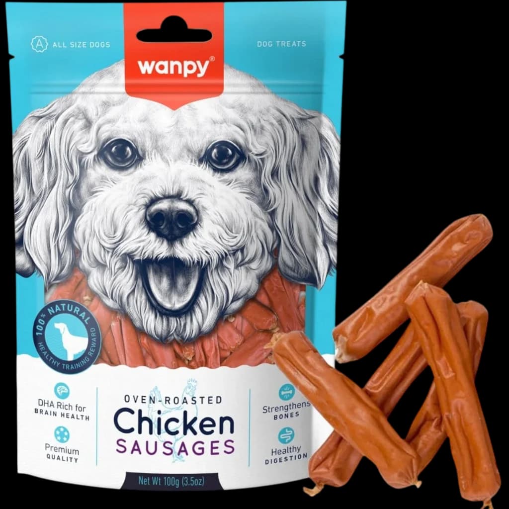 Dog snack with Chicken Sausages - 100g
