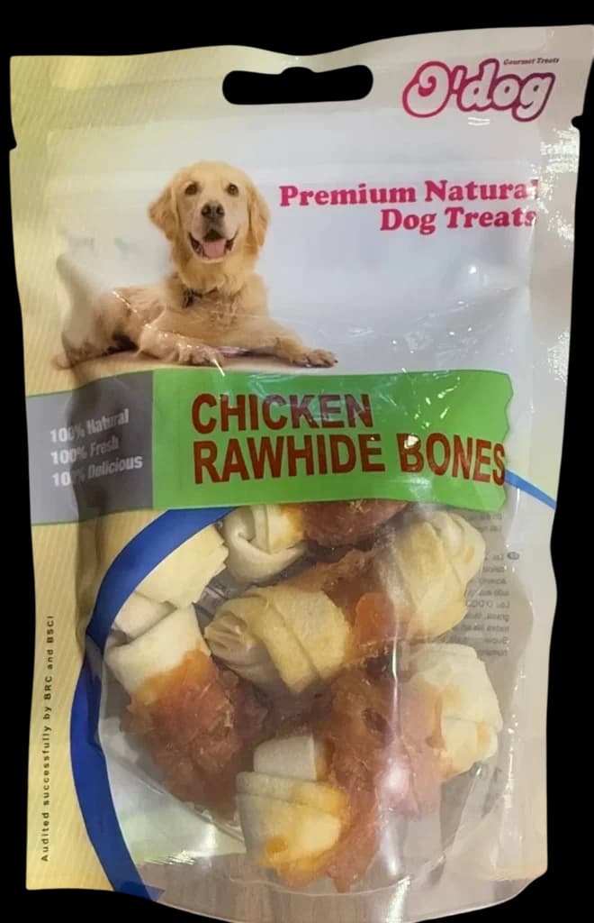 Chicken Rawhide Bones - 100g
