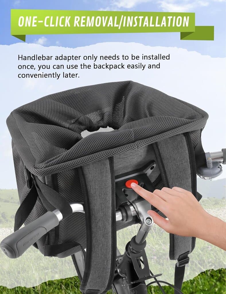 Bicycle Carrier Bag for pets 3
