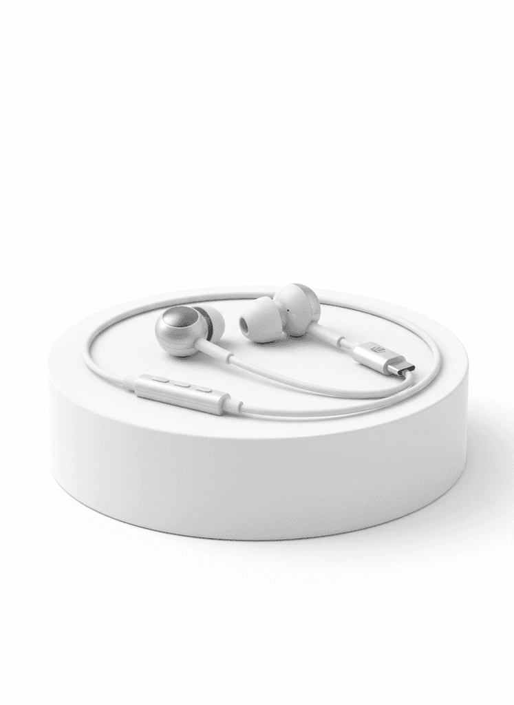 SIKENAI Type-C Digital Decoding Wired Headset i7T - White