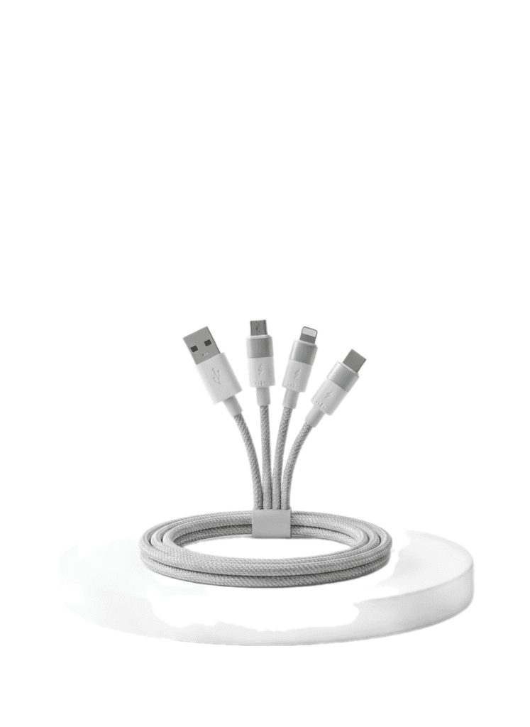 SIKENAI Three in one USB-A Cable VO-05 - White