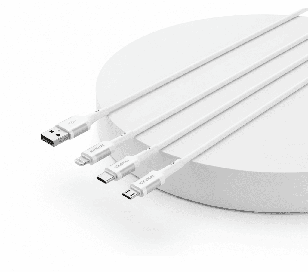 SIKENAI Three in one Cable VO-03 - White