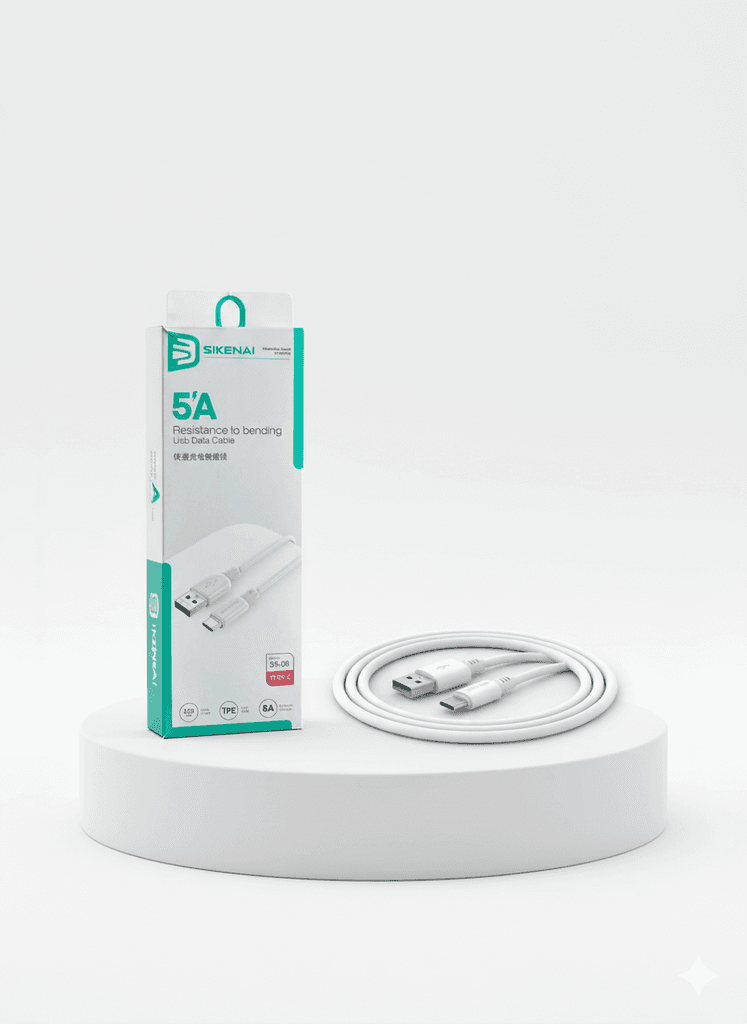 SIKENAI USB-A to USB-C Cable 1.2m SK-08 - White 2