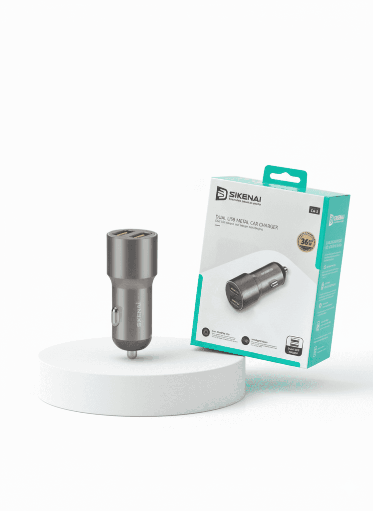 SIKENAI Car Charger Dual Port CA-3 2