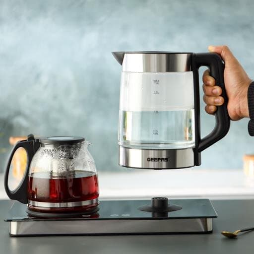 Geepas Glass Digital Tea Maker 1.8L & 1.2L – GTM38065 5