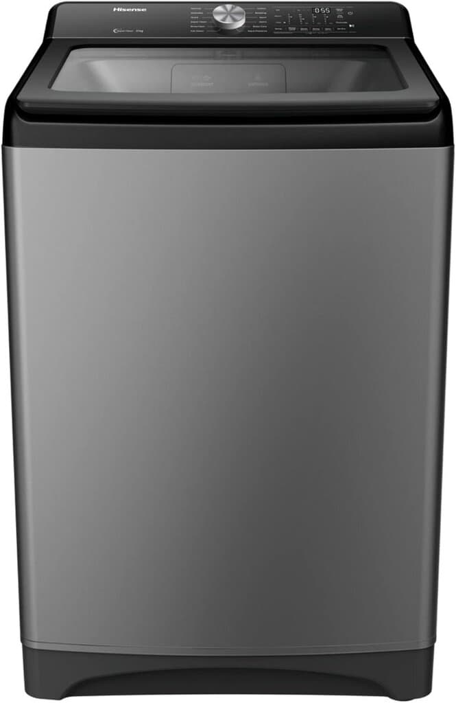Hisense 17Kg Top Load Washing Machine - WT3T1723UT - Titanium Grey
