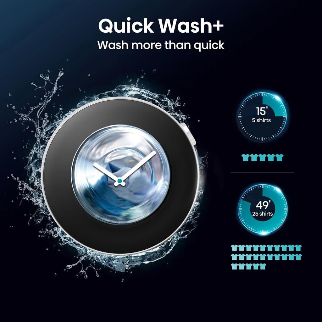 Hisense WF5S1245BW 12kg Washing Machine - White 9