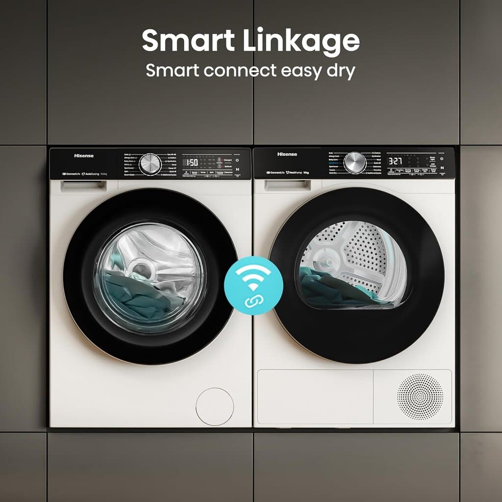 Hisense WF5S1245BW 12kg Washing Machine - White 10