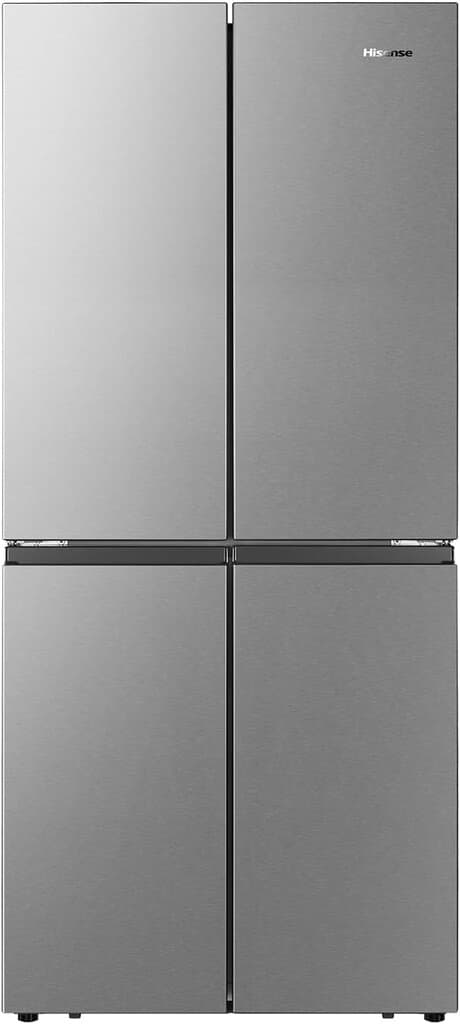 Hisense RQ561N4AC1 Four Door Refrigerator - 432 Liters, Silver