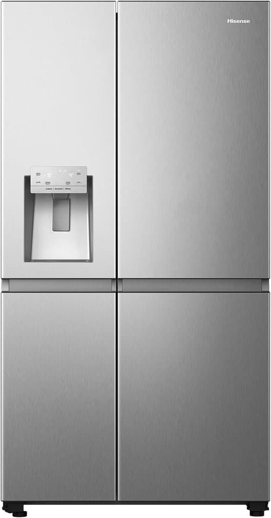 Hisense RS819N4ISU Side by Side Refrigerator with Water Dispenser and Ice Maker