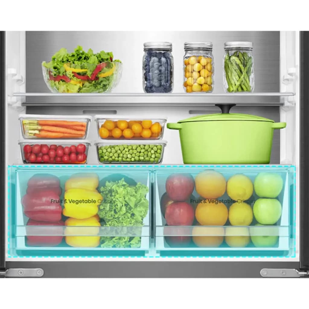 Hisense 611L Cross Door Refrigerator - Elegant Inox 2