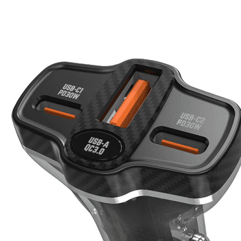 شاحن سيارة DUDAO USB+PD سريع جداً ٧٨ واط - R78