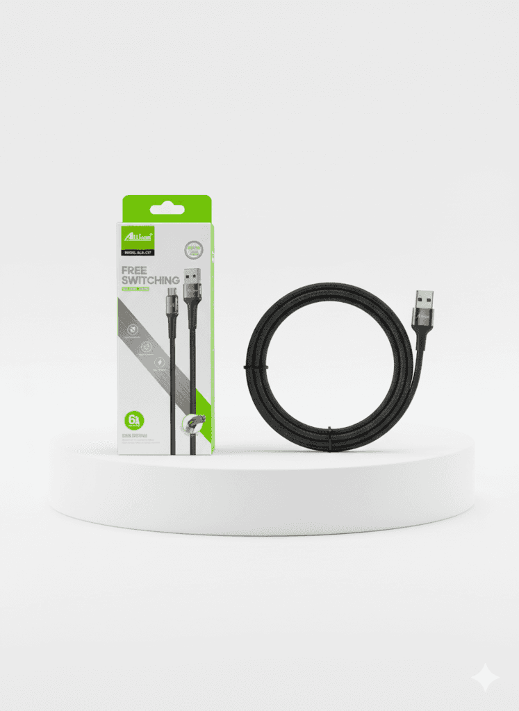 Alisson Micro USB to USB-A Cable 6A - ALS-C27 2