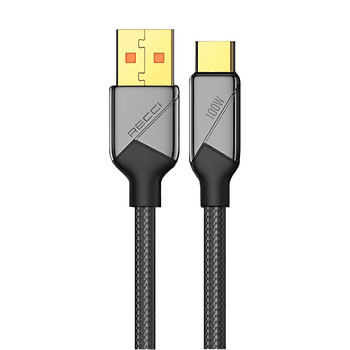 كيبل Recci USB-A إلى Type-C PD100W – RS18C