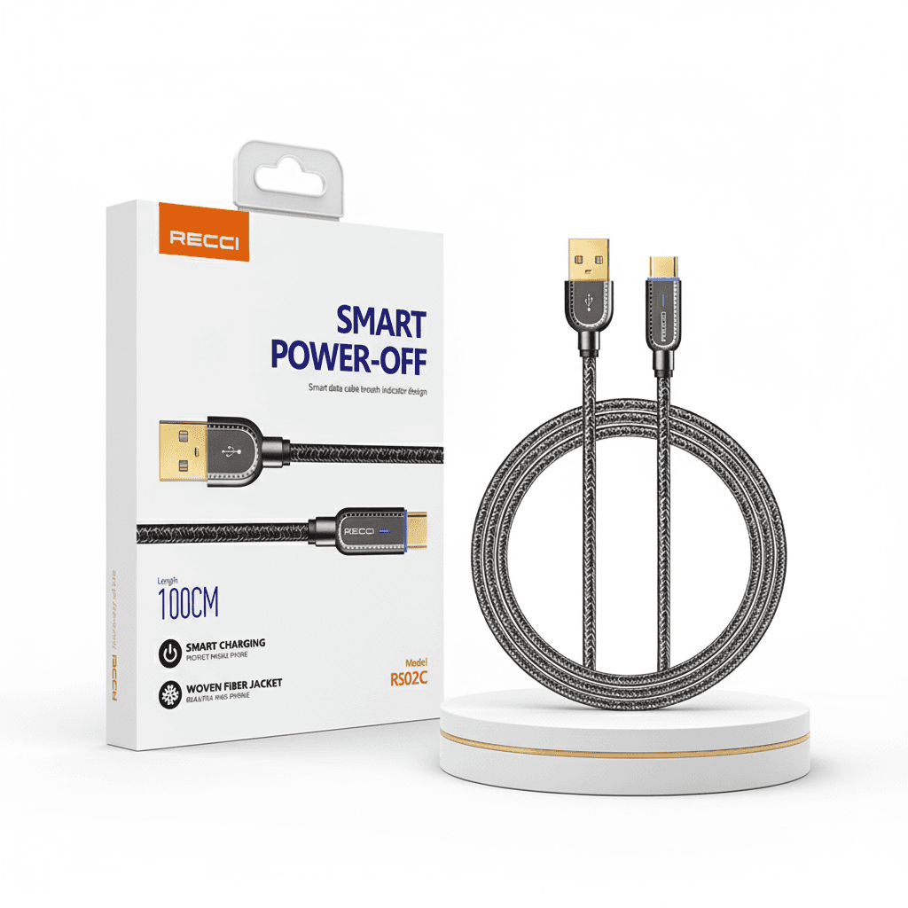 Recci Smart Power-Off USB-A to Lightning Cable – RS02C — photo 2