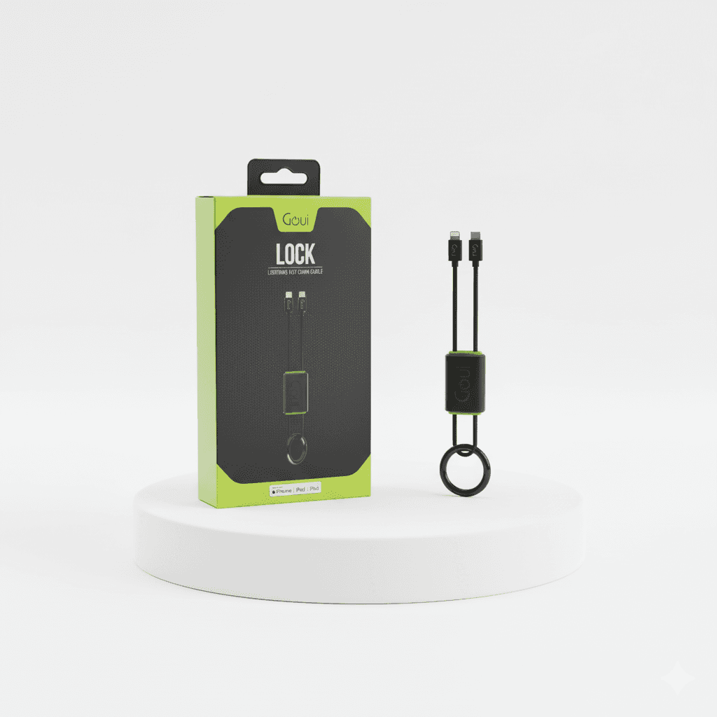 Goui Lock Lightning to Type-C Keychain Cable – 27 cm — photo 2